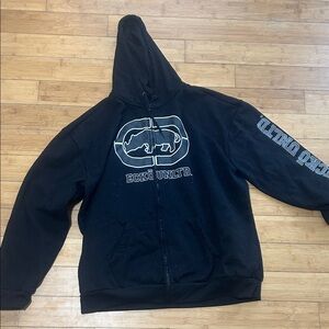 Ecko Unlimited Black Y2K Sweatshirt